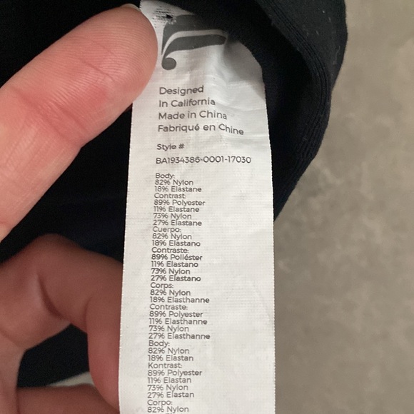 Fabletics Faye High Impact Sports Bra black size small - Picture 5 of 6